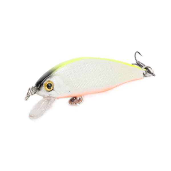 Fiskedrag Mini Deep Diving 3D Ögon Minnow Fiskedrag Crankbaits för Sötvattensfiske 2#