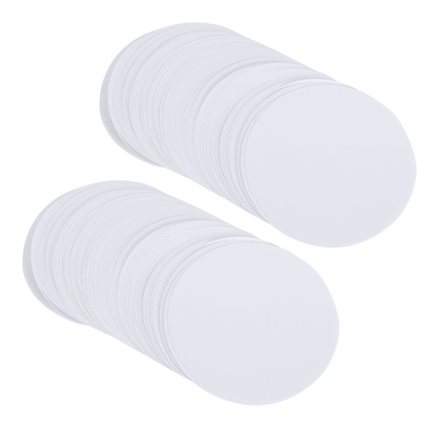 100 stk Blanke Badge Papir Fotoskriver Tilbehør DIY Maleri Håndlavet Håndværk (58mm)