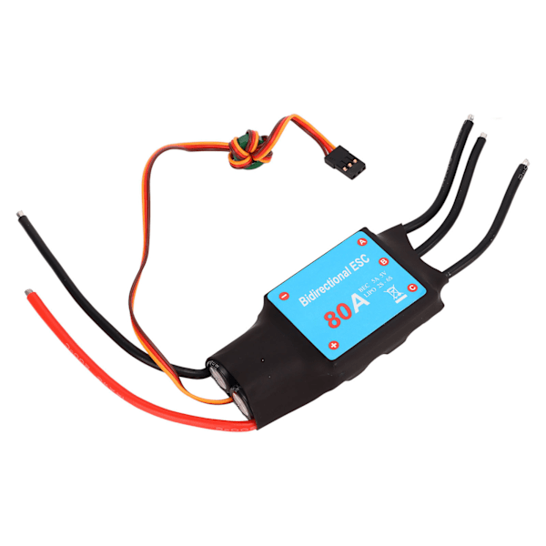 RC Boat Brushless ESC 80A Borstless 5V 5A BCE Output Multifunktion ESC Speed ​​Controller för RC Boat Underwater Propeller