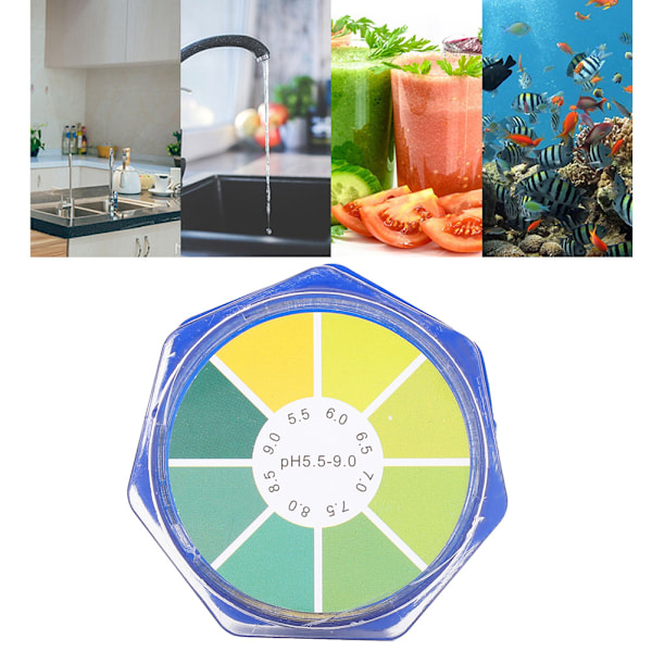 Vattenkvalitetstestpapper Aquarium Fish Tank PH Level Testing Papers PH Meter Controller
