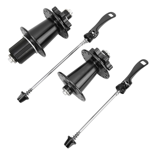 PASAK Pyörän Levyjarru Nopea Irrotus Navat 32 Reikää Alumiiniseos Maastopyörä Etu 100mm Taka 135mm Navat Musta