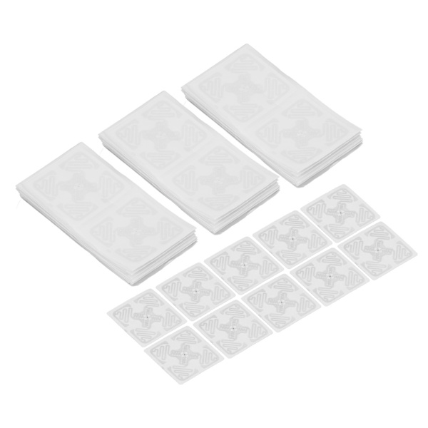 100 kpl UHF RFID-tunnistetta 860‑960MHz KM4 uudelleenkirjoitettava itseliimautuva tarra 50x50 mm/1,97x1,97 tuumaa varastohallintaan