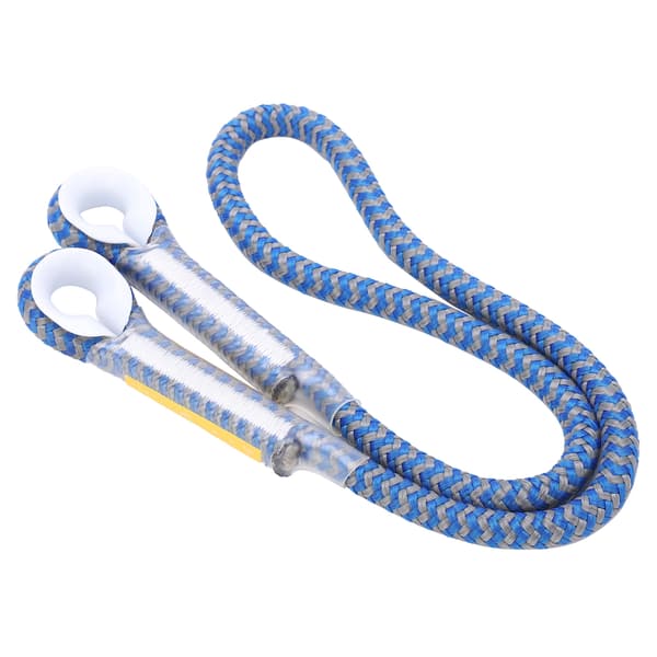 Professionell bergsklättring Räddningslina Skyddande Eyetoeey Sling Loop Rapellrep (blå 80 cm)