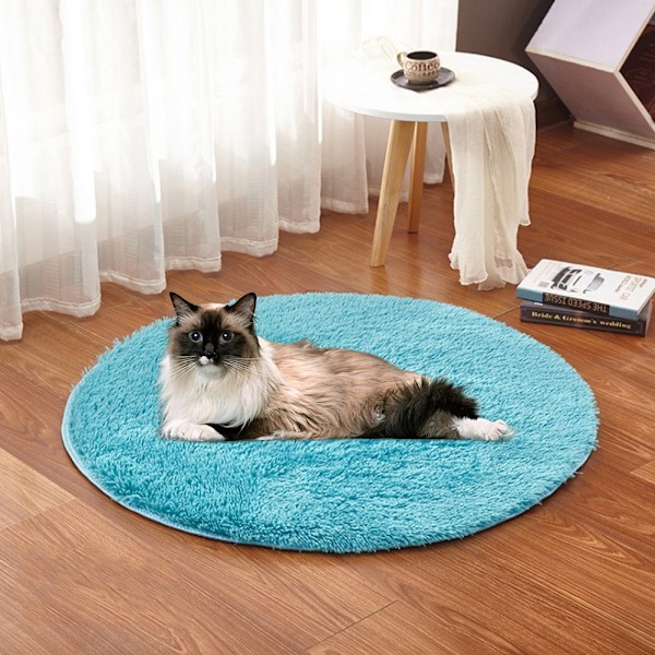 Plysstof  Four Seasons USB-opladningsinterface Elektrisk tæppe til kæledyr Varmepude til små hunde Katte Royalblue