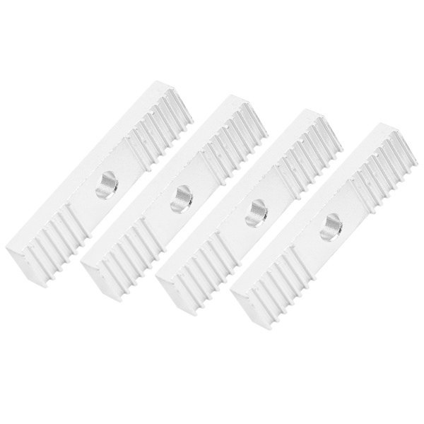 16 stk Tandhjul til Tandrem i Aluminiumlegering med Oxidation 3D-printerdel 9 x 40mm