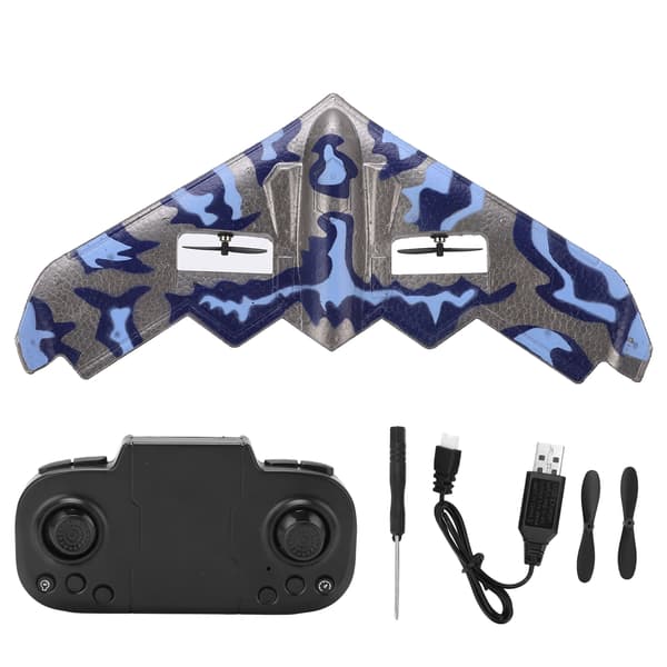【NX】RC Flygplan Glider TY8 fast triangulär vinge 2,4 GHz fjärrkontroll flygplan EPP-skum Kompatibel med tonåringar nybörjare