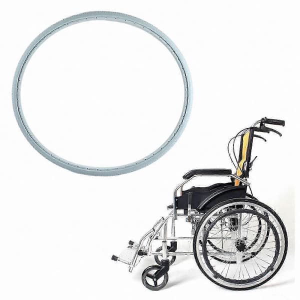 Grått 24x1 3/8 rullstolsdäck, polyuretanmaterial