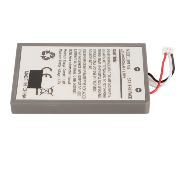LIP1708 Ersättningsbatteri för PS5-kontroller 2000mAh spelkontrollbatteri för PS5 CFI-ZCT1W trådlös handkontroll