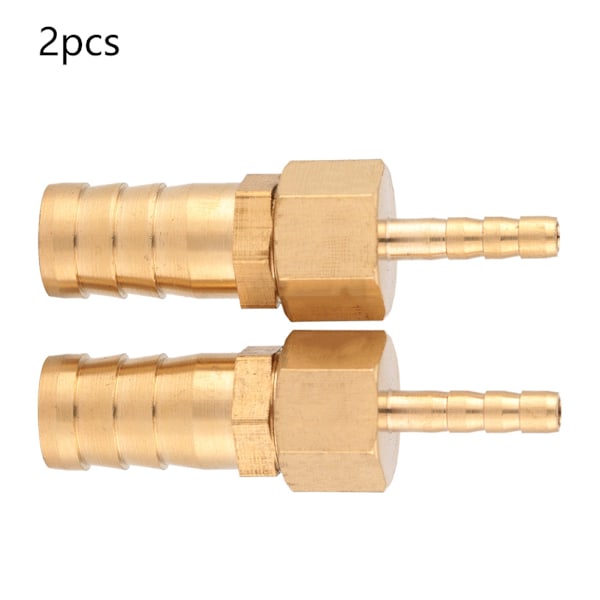2st 4--12 mm mässingsslang Hulling svansreducerare reducerande pluggkontakt