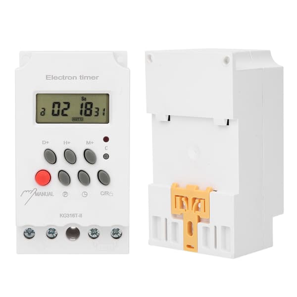 Digital Time Switch LCD Display Mikrodator Elektron Timer Switch ABS 220V KG316TII