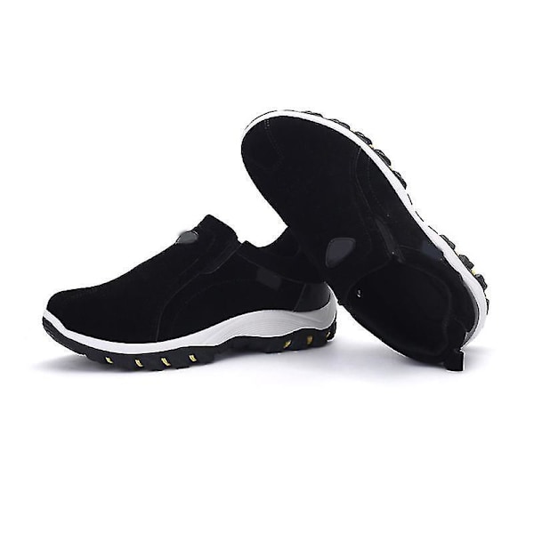 Miehet Casual Slip-on Hengittävät Kävelykengät Liukumattoman Kumisen Pohjan kanssa - Vihreä