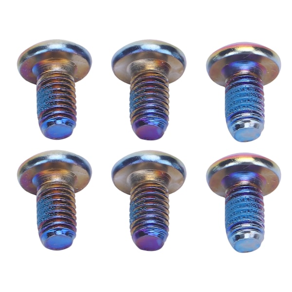 M5x10mm Maastopyörän jarrulevy titaniteräskruuvi Pyörä Universal T25 pääpultit Värikkäät