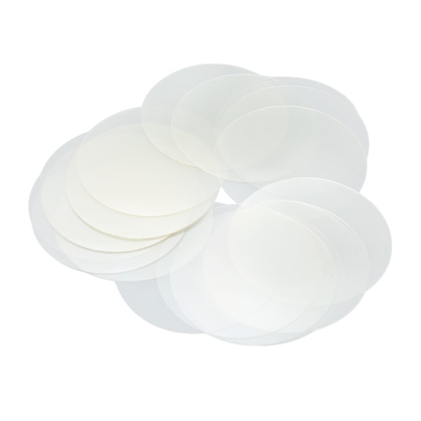 200 ark Transparent Badge Film Hållbar Klar PVC Multi Purpose Badge Skyddsfilm för Craft DIY-skydd 56MM / 2.2in