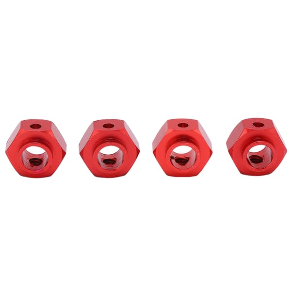 RC Hex Hjulnavadapter Navbreddande Koppling för Traxxas 1/10 RC Crawler Bil Röd 6mm