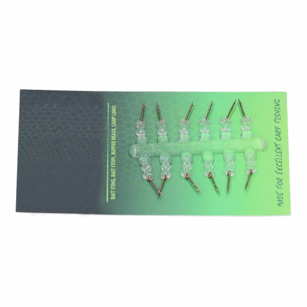 Karpikoukkujen syöttipiikit, silikonrenkaalla, kalastustarvikkeet 10mm/0.39in