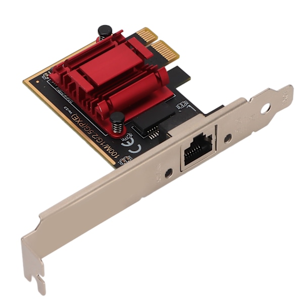 PCIe Internetadapter 2,5 Gbps 2500/1000/100 Mbps RJ45-port PCI Express Gigabit Ethernet-kort til Win/Linux/OS X/Server