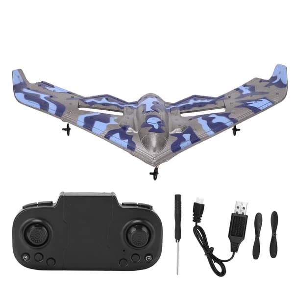 【NX】RC Flygplan Glider TY8 fast triangulär vinge 2,4 GHz fjärrkontroll flygplan EPP-skum Kompatibel med tonåringar nybörjare