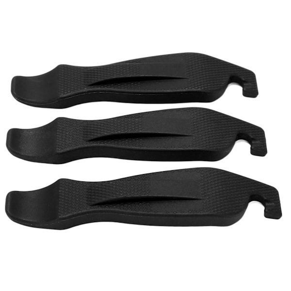 3 stk. Cykel Dæk Afbryderstang Nylon Dæk Løftestang Anti Slip Høj Hårdhed Cykel Dæk Løftestang Reparationsværktøj Sort