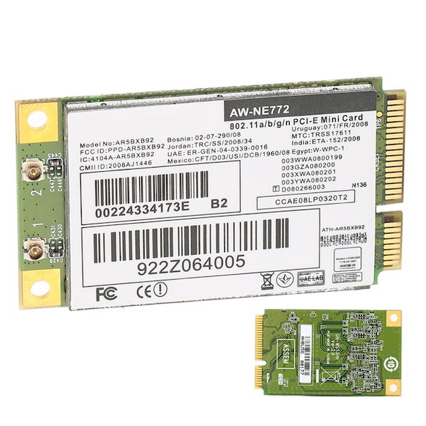 Trådløst netværkskort AR9280 AR5BXB92 Dual-Band 5G enhedsfrit support til UBNT-computerforsyning
