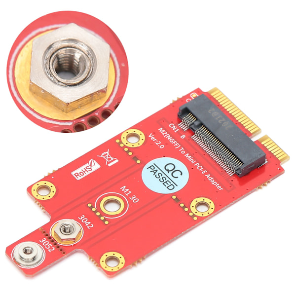 【NX】M.2 Key B til Mini PCIE Adapter Konverter Modul PC Laptop Desktop Computer Tilbehør