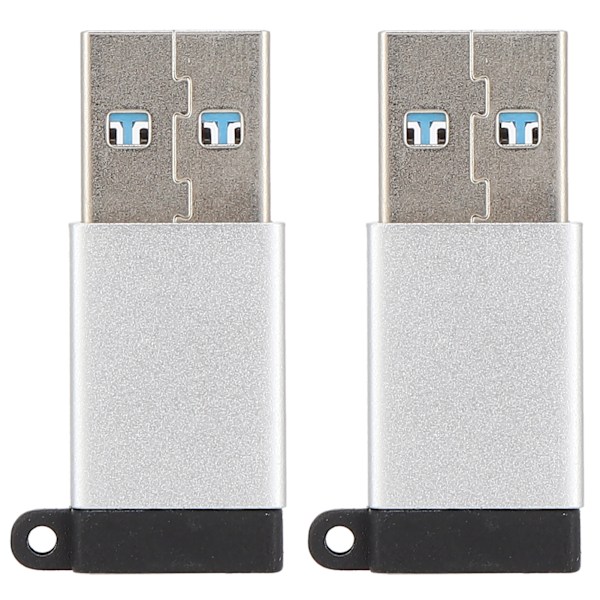 Adapter USB3.0 till TypeC USB C till USB OTG Plug Play Konverteringshuvud för Dataöverföring (Silver)