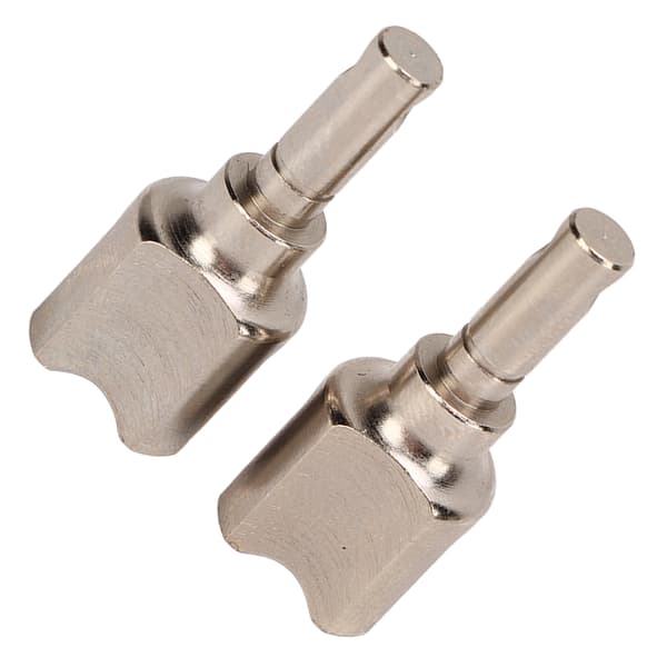 2 stk RC Diff Outdrives Stål Exakt RC Differensialkopper for ARRMA 1/7 1/8 Serie Sølv