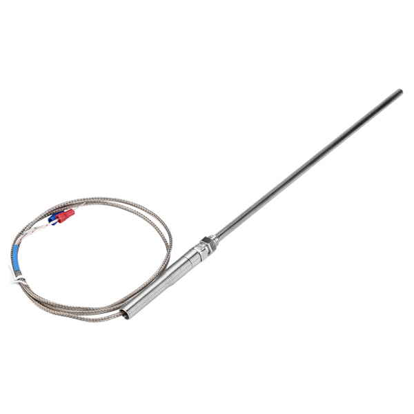 M8 Gänga Typ K Termoelement 200 mm Sond Temperatursensor Tråd 0-400 ℃ (1 m)