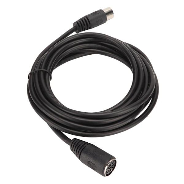 Stor DIN-adapterkabel 8-stift hane till hona högtalarljud förlängningssladd för mikrofon AV-system 3m
