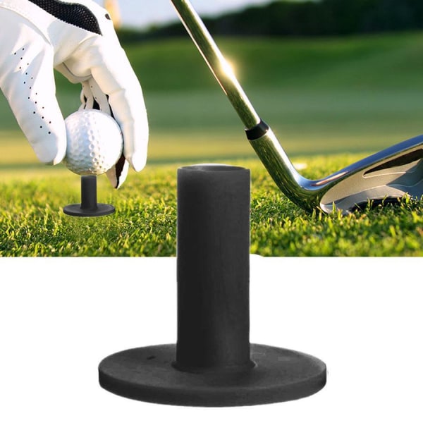 10 STK 60 mm gummi golf-t-shirts, ubrydelig golf-tee trænings-golf-tee golftilbehør til træning