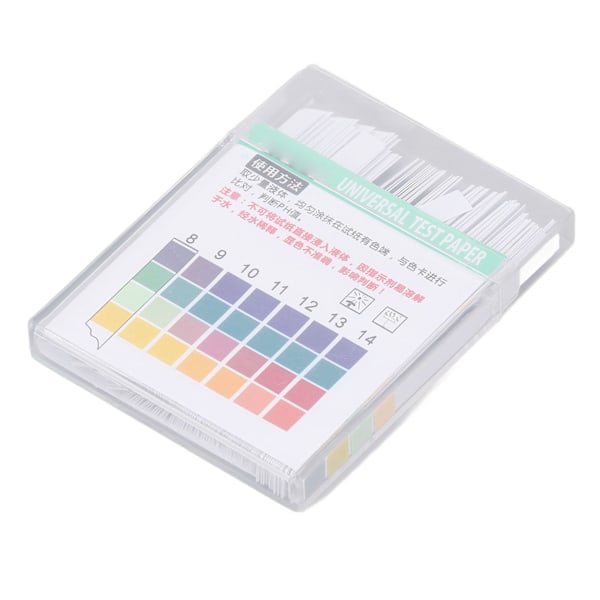 100 st PH-papper Professionell mätningstestremsor Exakt Universal för kosmetika Dricksvatten Jord PH0-14