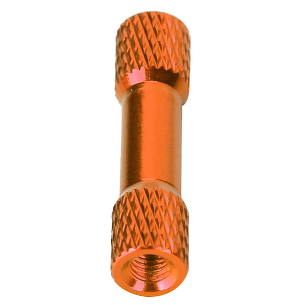 10 stk Standoff M3x25mm anodiseret aluminiumslegering indre gevind søjle afbalanceret afstand for QuadcopterOrange