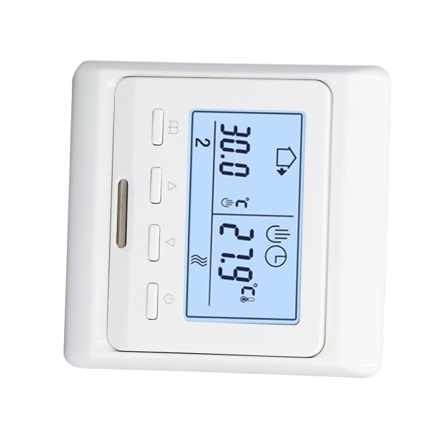 AC180‑230V LED programmerbar gulvvarmetemperaturregulator for hushold