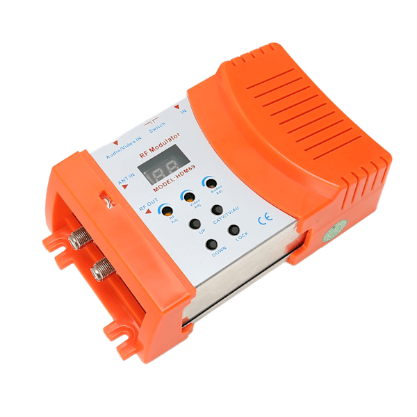 Digital RF-modulator for PAL/NTSC-format HD Multimedia Interface og AV til RF-konverter for hjemme-TV AC 90‑240V EU-plugg