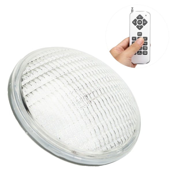 LED-poollys Farverig indbygget undervandslampe til tykt glas til Par56 Lyskilde 25W 2500LM