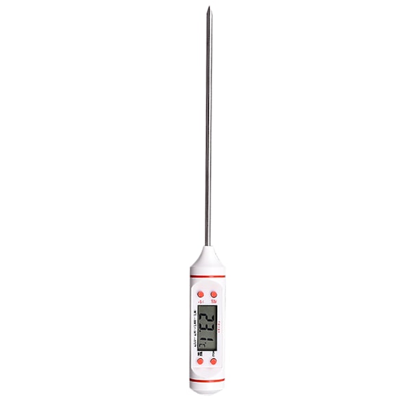 TP 101 Mattermometer Köksgrill Sondtermometer Mjölk Vatten Elektronisk termometer Vit Mattermometer