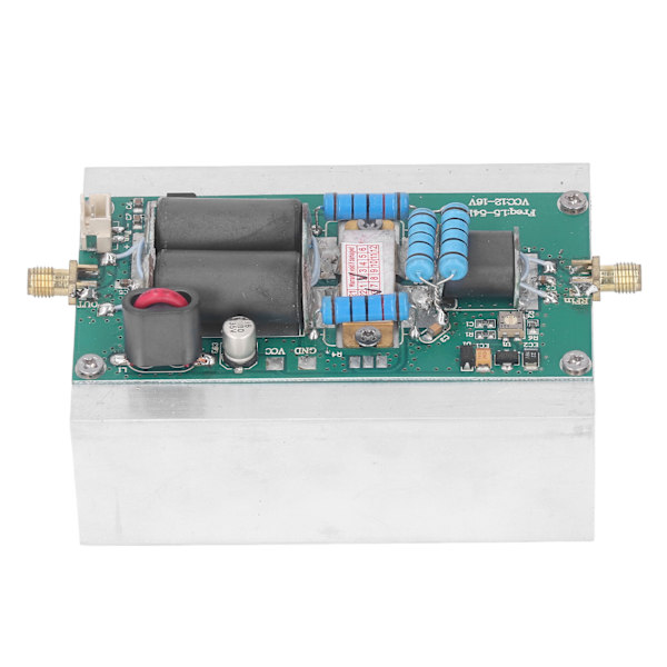 Kortvågseffektförstärkare 30W HF RF linjär förstärkare för Ham Radio SMA honkontakt DC12‑16V 1,5‑54MHz