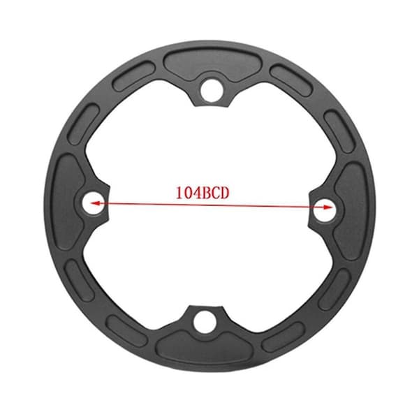 Protective Aluminum Alloy Chain Guard Compatible with Bicycle, Bash Guard Chain Guide Bcd104 Chainring Fits Compatible with Xc Fr Am Bikes