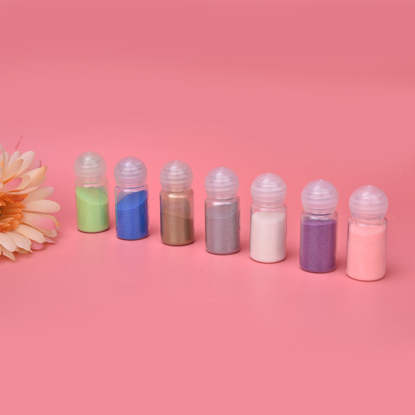 7 farver DIY-prægningspulver Papir Kunsthåndværk Maleri Stempling Scrapbooking Dekoration 10mL