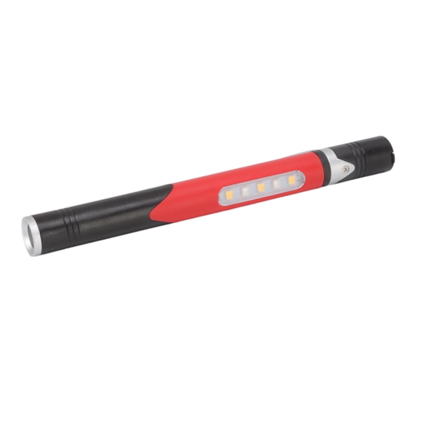 Pen Ficklampa USB Laddning 3 Ljuskällor LED Chip Clip Design Mycket använd Pen Ljus Ficklampa för reparation Sjukhus Röd