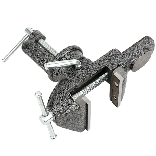 Bordsskruvstykke 80 mm 360 graders arbejdsbord Miniatyrklemme Støbejern Værktøjsudstyr