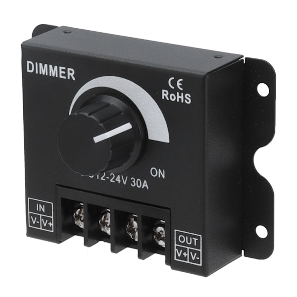 30A LED-dimmer PWM Unicolor enkeltkanals justerbar dimmerkontrol DC 12V-24V