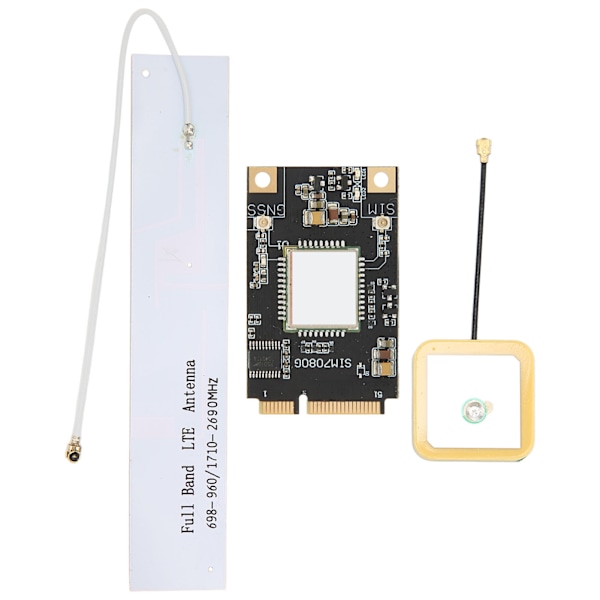 For LILYGOTTGO PCIE 7080G-modul SIM7080G Chip PCIE-modulkort med LTE-antenn GPS-antenneskruer