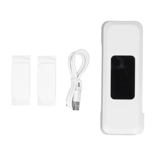 【NX】Automatisk berøringsfri toiletskyl Ekstern infrarød 0,25S Induktion Smart toiletskylsensor Hvid