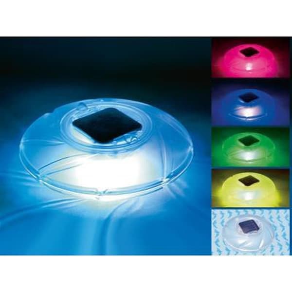 Bestway Floating Pool Lighting LED Solar Lamp, 7 colors, 18cm Transparent 355
