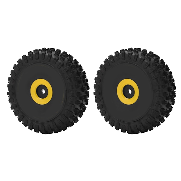 2 kpl RC-auton etupyörää ja -rengasta, RC-kumirenkaat muovipyörillä WLtoys 144010 1/14 kauko-ohjattavalle autolle