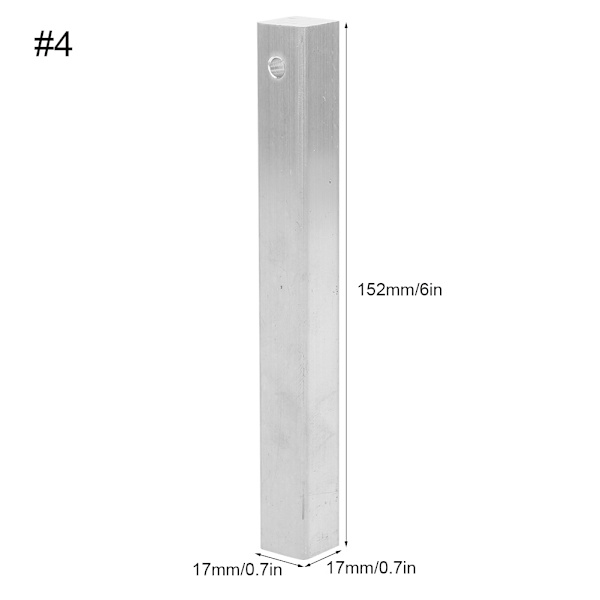 Ignition Magnesium Rod Square Block Fire Starting Kit Verktyg för uppvärmning i Wild Camping 17 x 152 mm