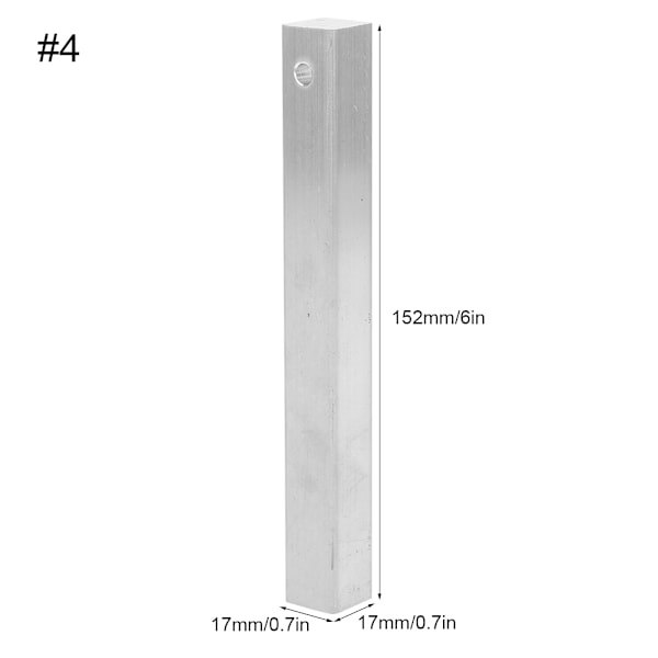 Tenn Magnesiumstang Kvadratisk Blokk Brannstartsett Verktøy for Oppvarming i Vill Camping 17 x 152 mm