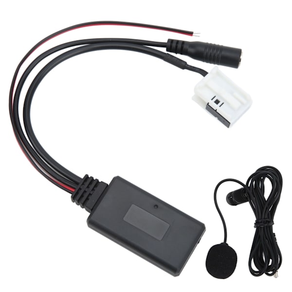 Bilradio lydindgangskabel Bluetooth 5.0 Media Aux Adapter Med Mikrofonudskiftning til A2 A3 A4 TT 2006