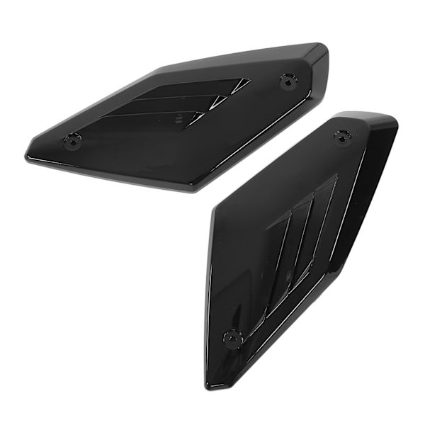 2 stk Motorsykkel Sidepanel Luftinntak Deksel Beskyttelse Erstatning for CB650R 2019 2020 2021 Svart