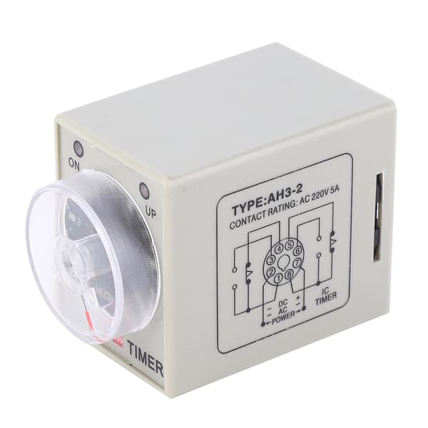 AH3-2 Tidsrelä Mini Delay Controller Timer AC 220V Kompatibel med Automatic Control System10S